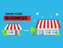 Growing business or store from small to bigger as success